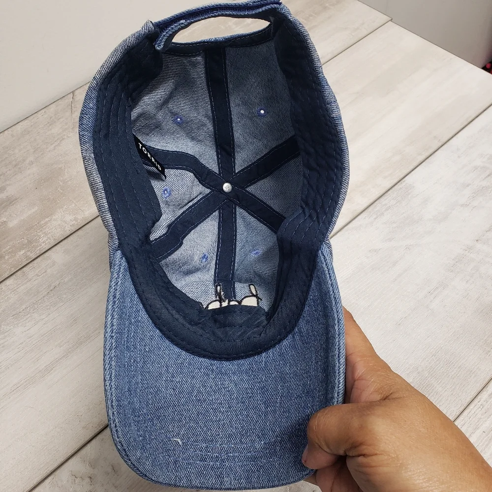 Torrid Denim Baseball Cap Hat The Style Club Babe Hook & Loop Closure